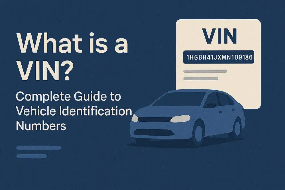 What is a VIN? Complete Guide to Vehicle Identification Numbers