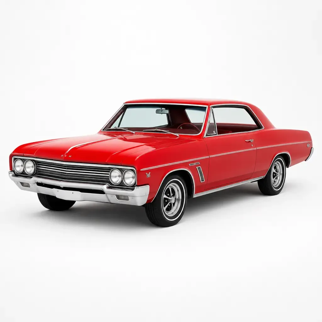 1966 Buick Skylark V-8 Sport Coupe, 2-Door, Pillar Post